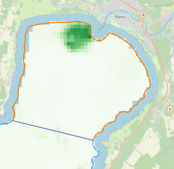 Selecting an area directly on the map